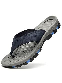 N Besunew Beach Flip Flops For Men Arch Support Comfortable Athletic Thong Sandals Indoor And Outdoor Sports Sandals