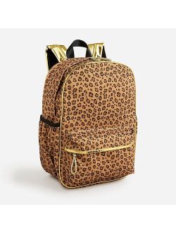 Girls' backpack in leopard print