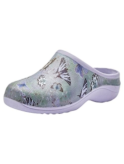 Backdoorshoes Waterproof Premium Garden Clog Shoes for Women with Arch Support