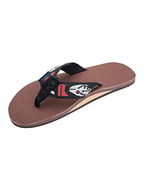 Rainbow Sandals Men's Hemp Single Layer Fish Strap with Arch