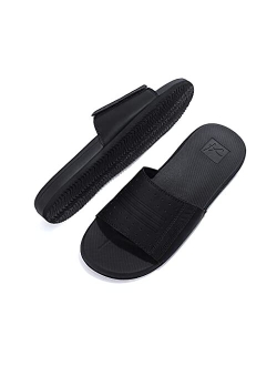 ARRIGO BELLO Men's Slides Sandals Adjustable Slip on Slippers Open Toe Sport Athletic Sandals Indoor Outdoor