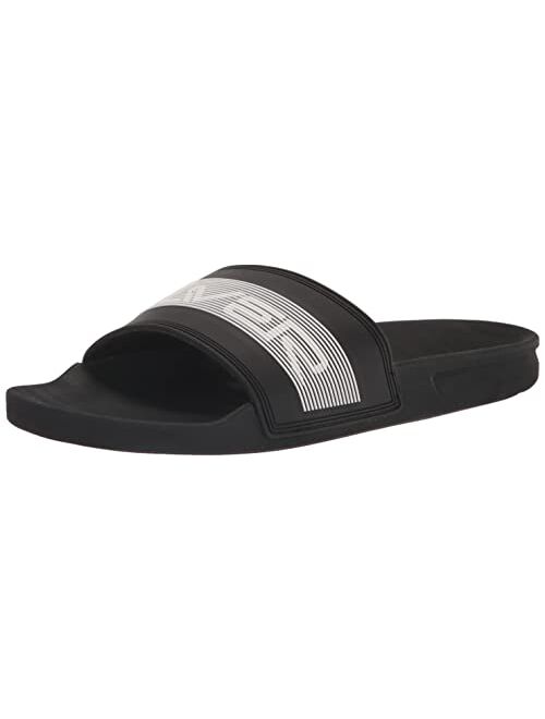 Quiksilver Men's Rivi Wordmark Slide Sandal