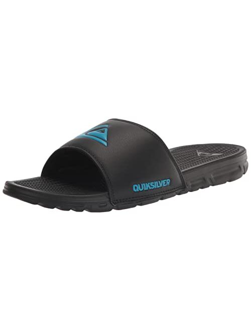 Quiksilver Men's Rivi Wordmark Slide Sandal