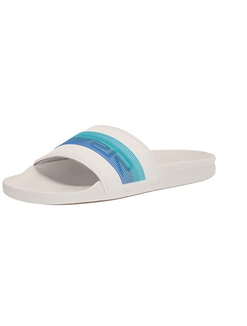 Quiksilver Men's Rivi Wordmark Slide Sandal