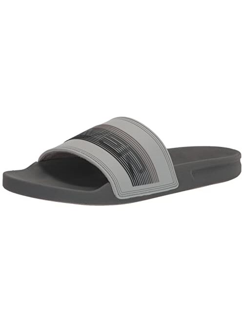 Quiksilver Men's Rivi Wordmark Slide Sandal