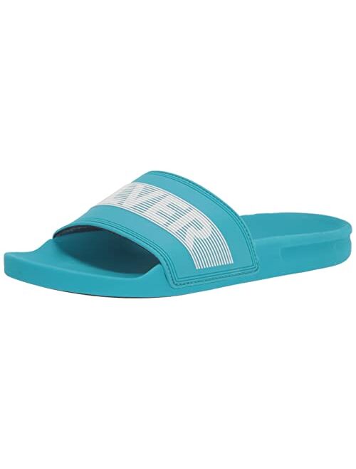 Quiksilver Men's Rivi Wordmark Slide Sandal