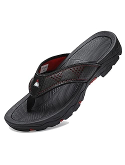 VVQI Men's Sport Flip Flops Comfort Casual Thong Sandals Outdoors