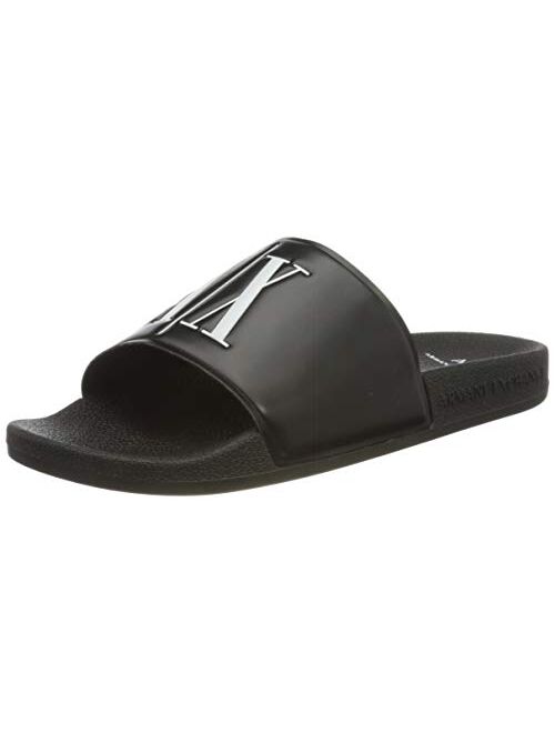 A|X ARMANI EXCHANGE Men's Icon Logo Pool Slide Sandal