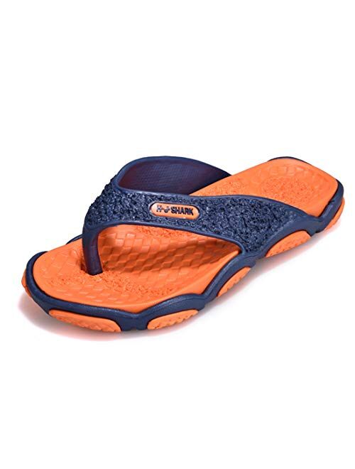 Atyun Flip Flops for Men Comfort Beach Shower Shoes Lightweight Slip-on Sandals Quick Dry Slipper Casual Thong Sandals Outdoor