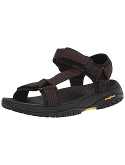 Men's Open Toe Sandal W/Strap Closure