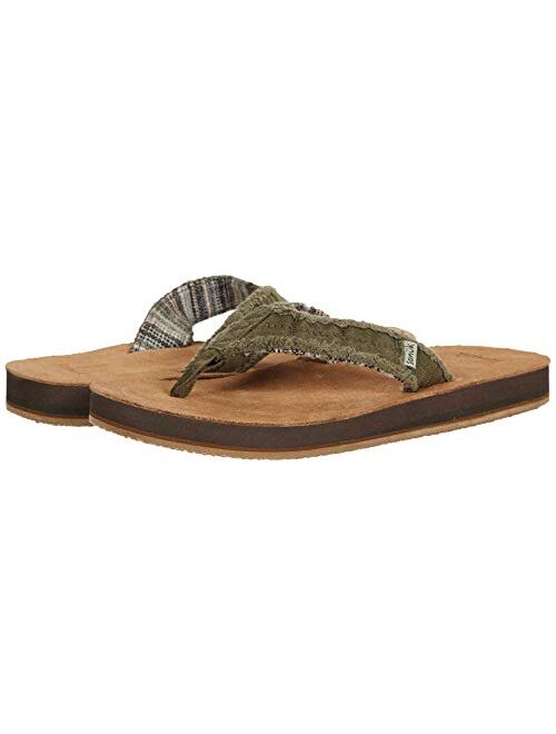 Sanuk Men's Fraid Not Soft Top Flip-Flop