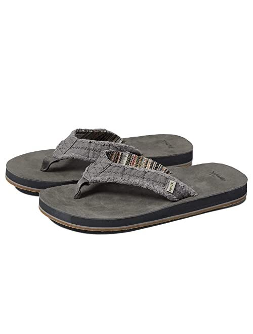 Sanuk Men's Fraid Not Soft Top Flip-Flop