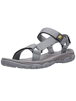 CAMELSPORTS Men's Hiking Sandals Open Toe Outdoor Beach Sandal Waterproof Sport Sandals Water Shoes for Athletic Walking