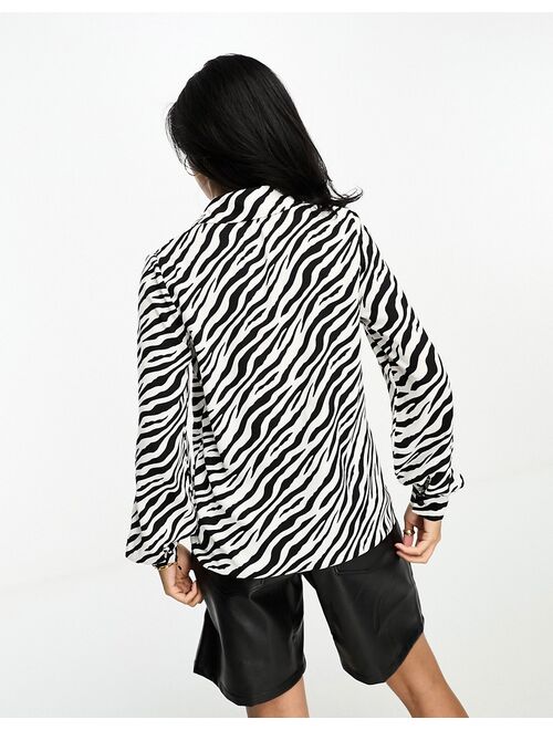 Parisian shirt in zebra print