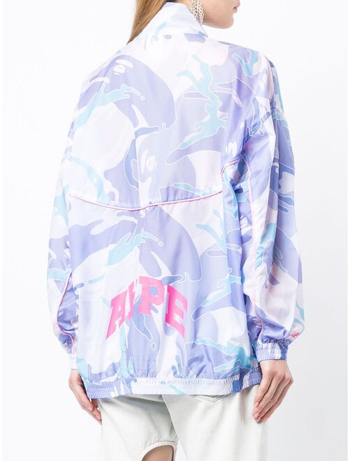 AAPE BY *A BATHING APE camouflage-print lightweight jacket