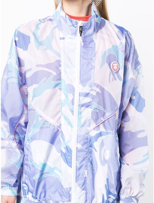 AAPE BY *A BATHING APE camouflage-print lightweight jacket