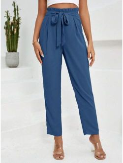 Clasi Paperbag Waist Belted Pants