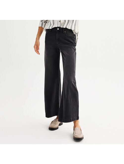 Women's Sonoma Goods For Life Wide-Leg Ankle Jeans