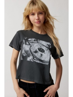 Record Player Alexa Baby Tee