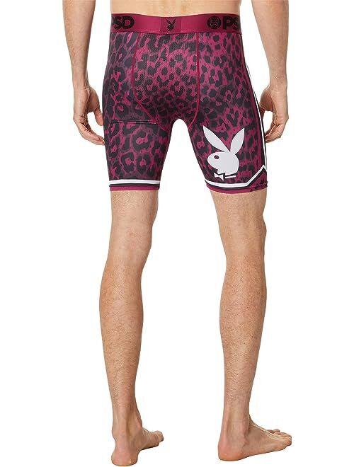 PSD Playboy Baller Polyester Animal Print E-Waist Boxer Brief