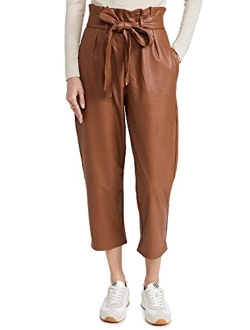 Commando Faux Leather Paperbag Pants SLG451