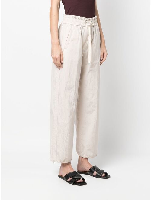 Peserico high-waisted tapered trousers