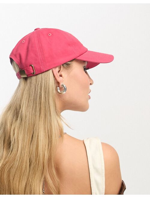 My Accessories London deja vu wavy cap in red