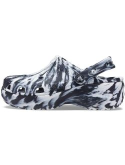 womens Classic Platform Marbled Clog