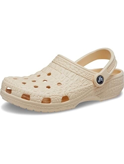 Unisex-Adult Classic Crocskin Clogs