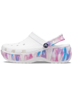 womens Classic Platform Graphic Clog