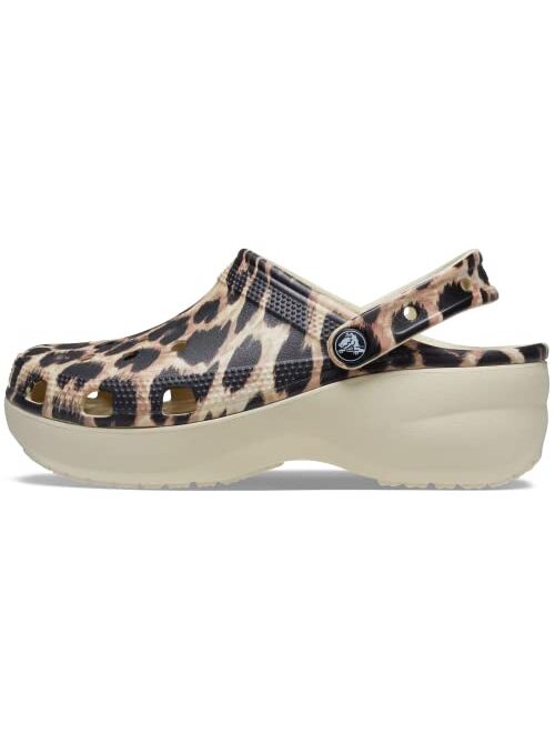 Crocs womens Classic Platform Graphic Clog