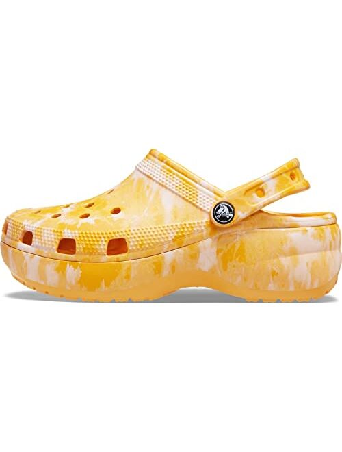 Crocs womens Classic Platform Graphic Clog