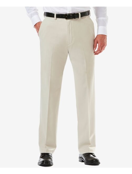 Men's Haggar Cool 18 PRO Classic-Fit Expandable Waist Flat Front Stretch Dress Pants