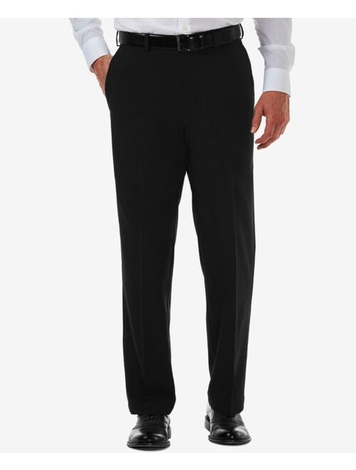 Men's Haggar Cool 18 PRO Classic-Fit Expandable Waist Flat Front Stretch Dress Pants