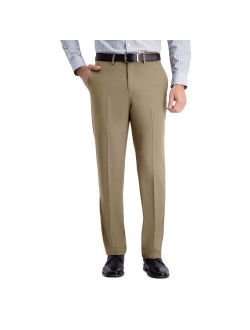 Premium Comfort Straight-Fit Flat-Front Dress Pants