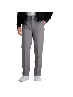 Premium Comfort Straight-Fit Flat-Front Dress Pants