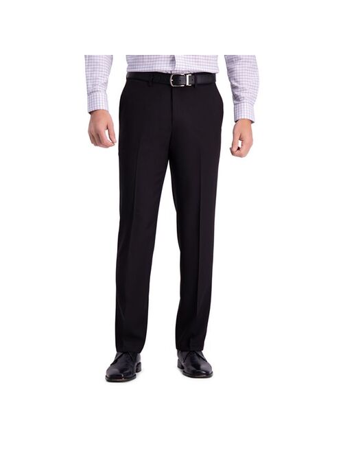 Men's Haggar Premium Comfort Straight-Fit Flat-Front Dress Pants