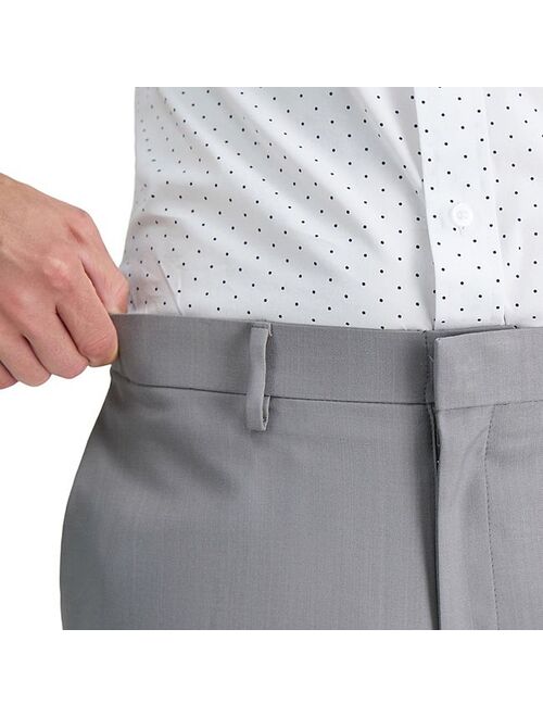 Men's Haggar Premium Comfort Straight-Fit Flat-Front Dress Pants