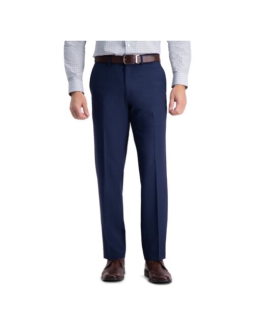 Men's Haggar Premium Comfort Straight-Fit Flat-Front Dress Pants