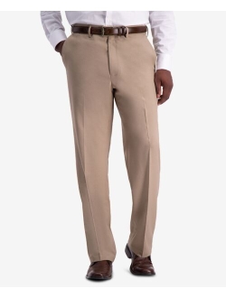 Men's Premium Comfort Stretch Classic-Fit Solid Flat Front Dress Pants