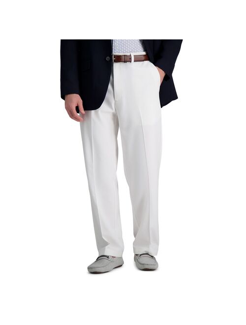 Men's Haggar Cool 18 PRO Classic-Fit Wrinkle-Free Flat-Front Expandable Waist Pants