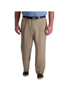 Big & Tall Haggar Cool Right Classic-Fit Pleated Performance Flex Pants