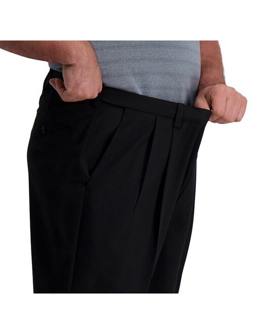 Big & Tall Haggar Cool Right Classic-Fit Pleated Performance Flex Pants