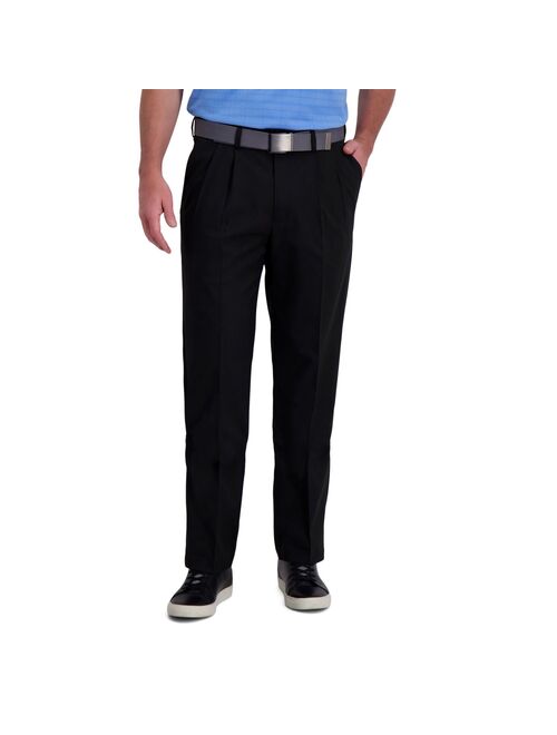 Men's Haggar Cool Right Performance Flex Classic-Fit Pleated Pants