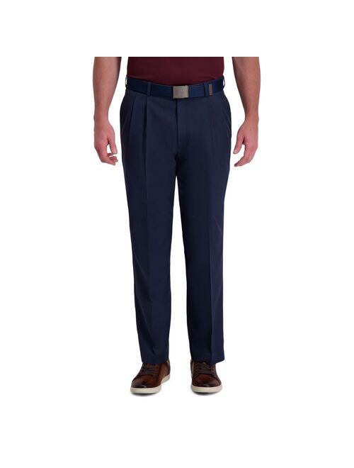 Men's Haggar Cool Right Performance Flex Classic-Fit Pleated Pants