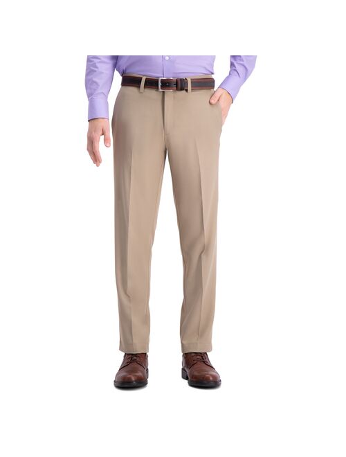 Men's Haggar Cool 18 PRO Straight-Fit Wrinkle-Free Flat-Front Super Flex Waist Pants