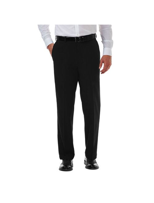 Men's Haggar Cool 18 PRO Straight-Fit Wrinkle-Free Flat-Front Super Flex Waist Pants