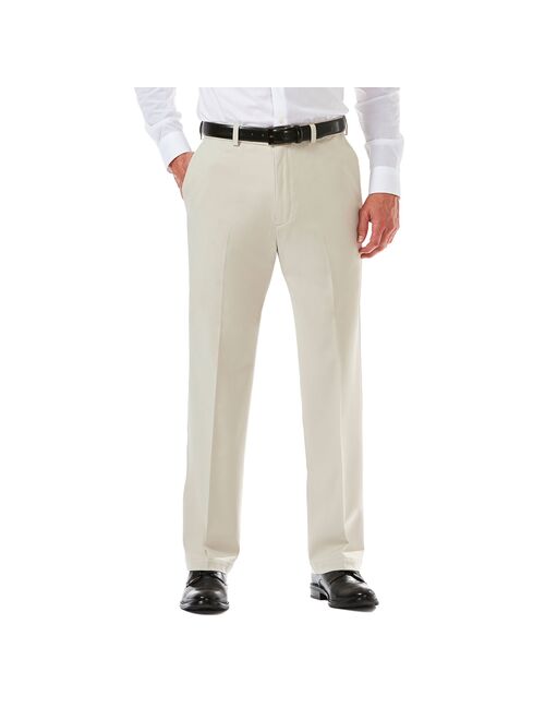 Men's Haggar Cool 18 PRO Straight-Fit Wrinkle-Free Flat-Front Super Flex Waist Pants