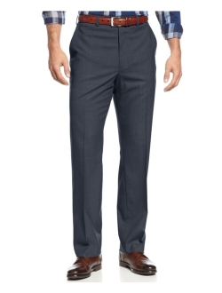 Men's Solid Classic-Fit Stretch Dress Pants