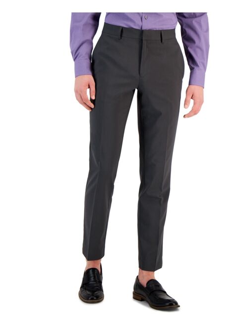 Perry Ellis Portfolio Men's Slim-Fit Flat Front Pants